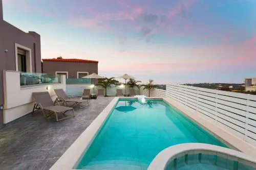 Seaview Family Villa Elea Terra with Private Pool & BBQ