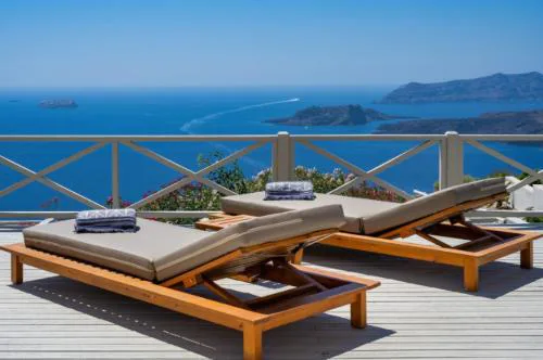 Santo Blue Santorini Caldera View Luxury Houses