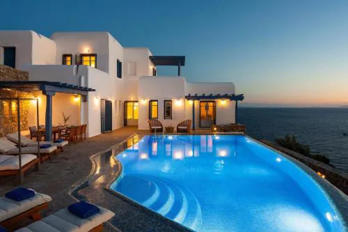 Excellent Mykonos Villa Villa Psarrou Omega 5 Bedrooms Stunning Sea Views Psarrou