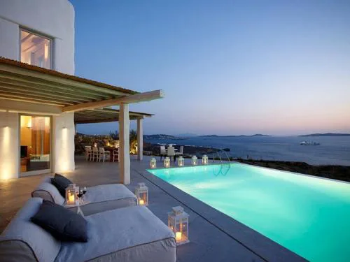 Villa Houlakia Azure Mykonos Sea Views Private Pool Near Mykonos Town