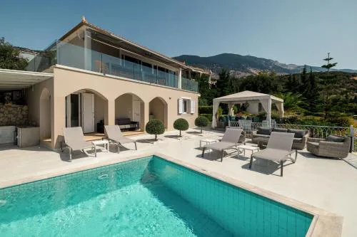 Villa Rabia - Elegant Sea-View Retreat in Mousata, Kefalonia