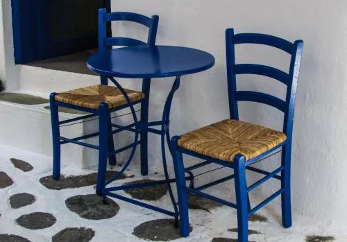 Superb Naxos Apartment Triple Studio Semi-Basement Private Balcony