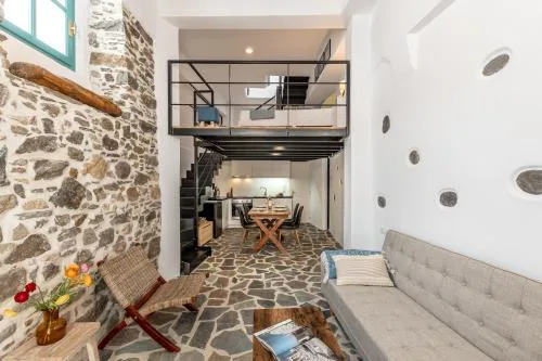 The Naxos Loft with view of the Castle