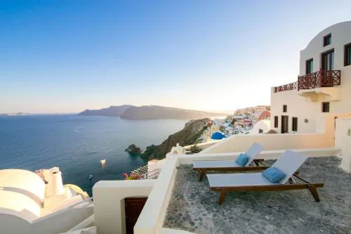 Elegant Santorini Villa Villa Mariniou Private Hot Tub Air Conditioning