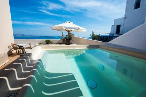 Splendid Santorini Villa 1 Bedroom Villa Princess Outdoor Hot