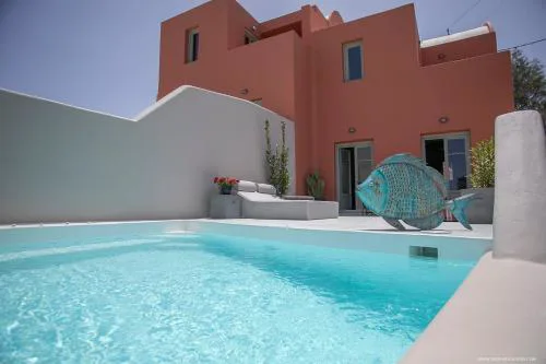 Superior Santorini Villa 2 Bedroom Villa Private Jetted Pool & Amazing Sea