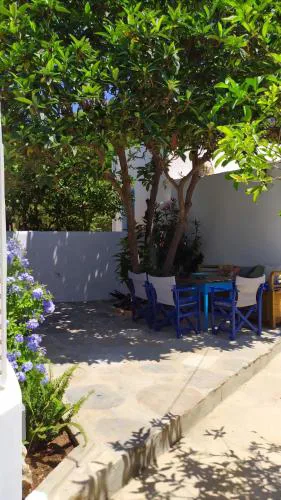 Almond trees house