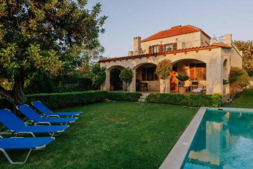 Villa Arianna With Breathtaking View Near Rethymno