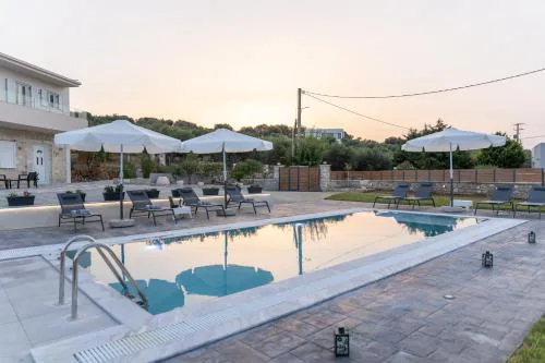 Villa Nontas Ntina with Private Pool & Playground