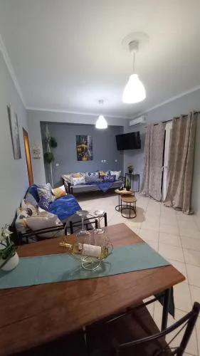 Cozy & Spacious Apartment Walk to Vathy Center