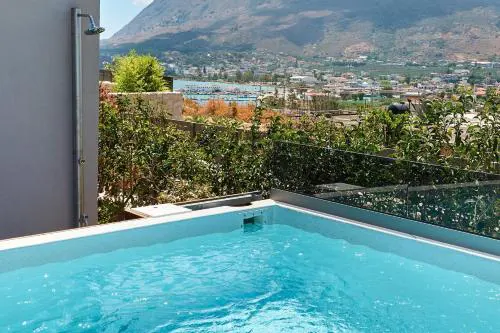 Thearia villa II private heated hydromassage pool
