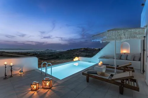 Ariadne's Crown Luxury AstroConcept Suites with Private Pools and Spas