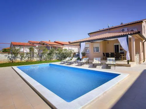 Modern villa with private pool near beach
