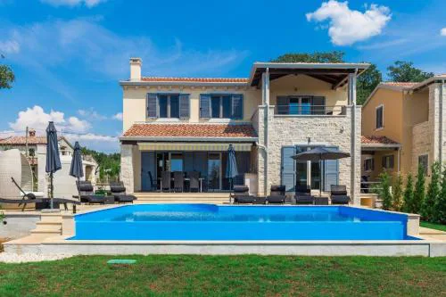 Ferienhaus mit Privatpool für 8 Personen ca 180 qm in Deklići, Istrien Istrische Riviera