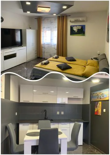 Studio DAMA blizina amfiteatra i bus kolodvora ,besplatan privatni parking,Self-Check- In