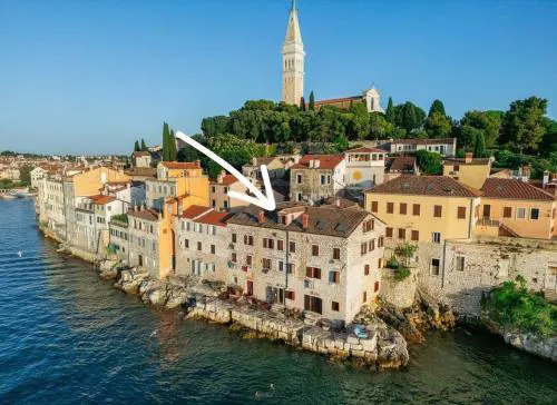Apartment in Rovinj mit Terrasse und Meerblick