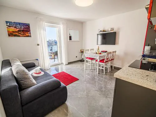 Sleek and Stylish Umag Apartments with Sea View - Two Bedroom Apartment with Balcony