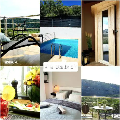 Villa Leca with heated private pool & sauna