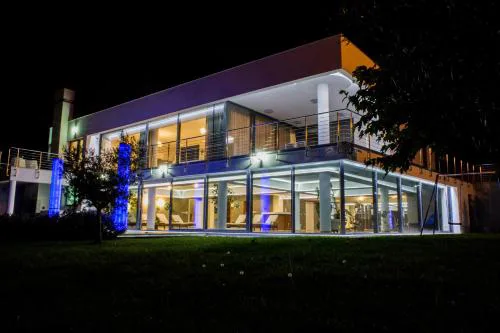 Wellness Villa Biocrystal with heated indoor pool, private spa, tennis court and fitness