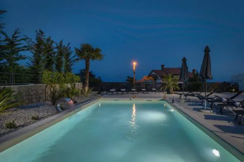 Piccola Villa Adriatic with a swimming pool, grill, children playground Opatija