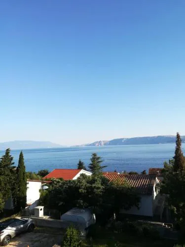Apartment in Novi Vinodolski with sea view, balcony, air conditioning, Wi-Fi (3667-1)