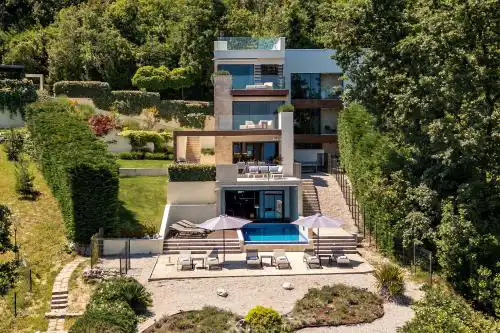 Luxury Villa AltaVista near Opatija for 8 people with wellness, private mini golf court & amazing sea view