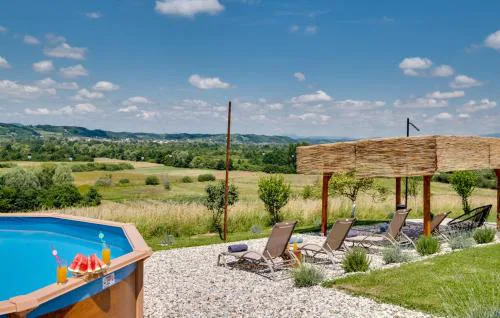 Kuća za odmor s bazenom i panoramskim pogledom - Terrace by David