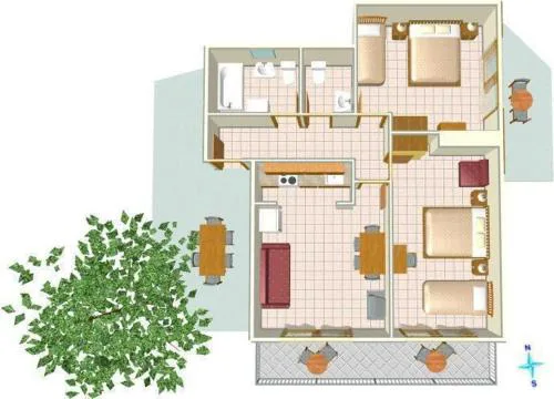 Strandnahes Ferienhaus Zorra Mit Garten