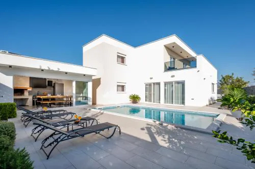 Royal blue House