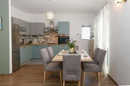 Blue home