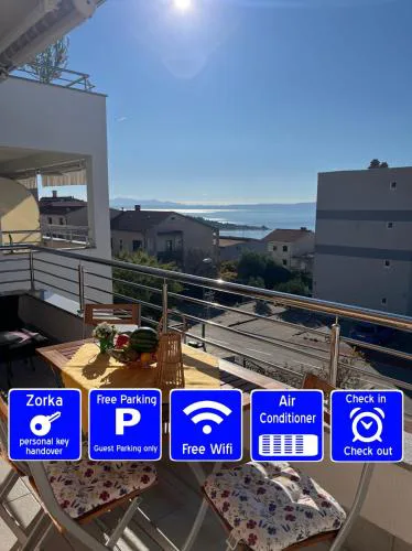 Kroatien Adria Makarska Riviera Ferienwohnung mit 3 Schlafzimmer