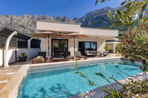 Villa Festina lente a luxury villa in Makarska, heated pool