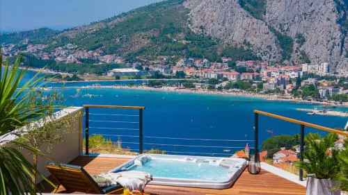 Casa Vita featuring a sea view, billiards, and heated pool