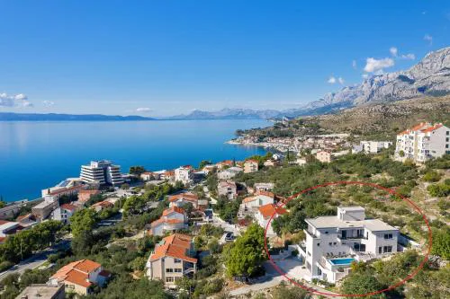 Family friendly apartments with a swimming pool Podgora, Makarska - 11937