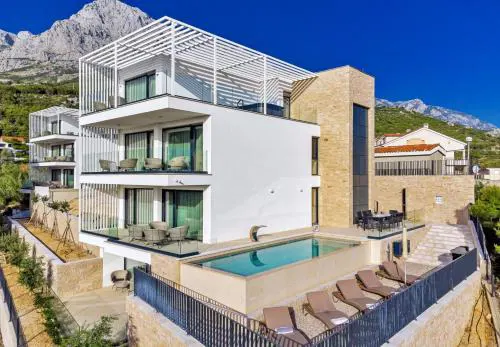 Luxury Villa Delight I in Promajna with Private Pool, Gym, Sauna & Jacuzzi