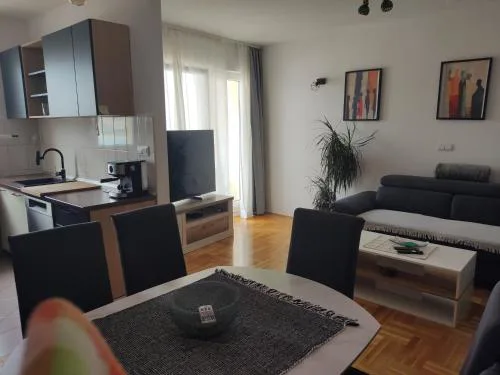 Deep blue apartment