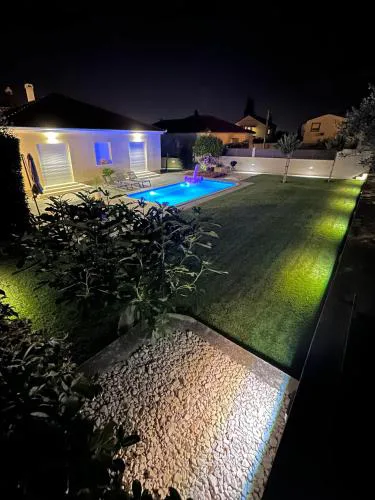 Tony's house in garden