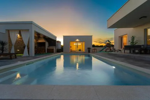 Villa ARIA with a private heated pool
