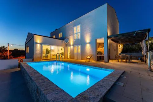 MY DALMATIA - Sea view villa Anpero with private heated pool and sauna