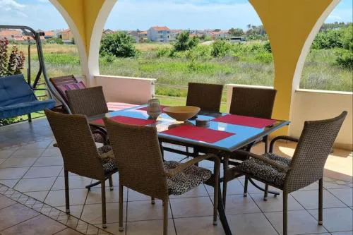 Apartment in Privlaka near Sandy Beaches, cleaning included