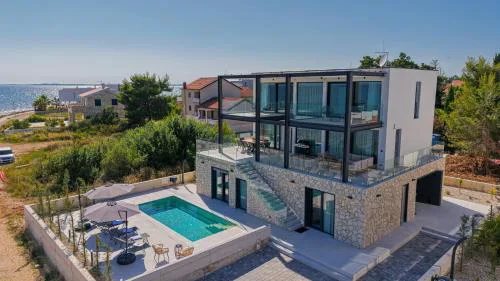 Seafront Villa Aurea with pool and seaview