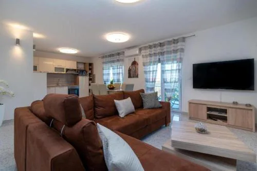Apartment in Mastrinka with sea view, terrace, air conditioning, WiFi 5159-3