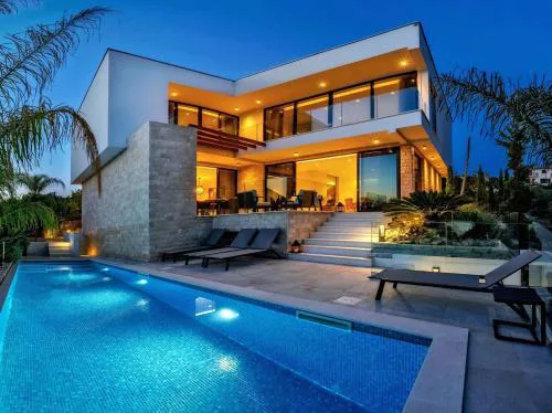 Luxury Beachfront Villa Raquel with Private Pool & Gym at Šolta, Croatia