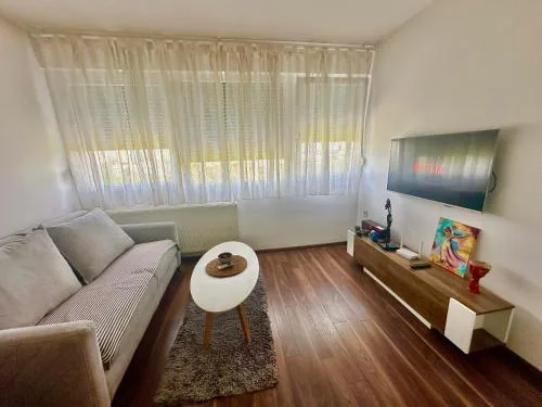 Penthouse one bedroom with a view of Zagreb