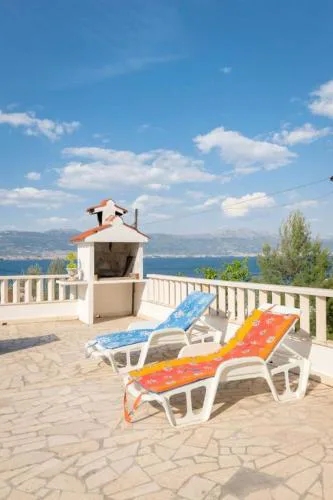 Ferienwohnung in Arbanija mit Meerblick, Balkon, Klimaanlage, W-LAN 5137-1