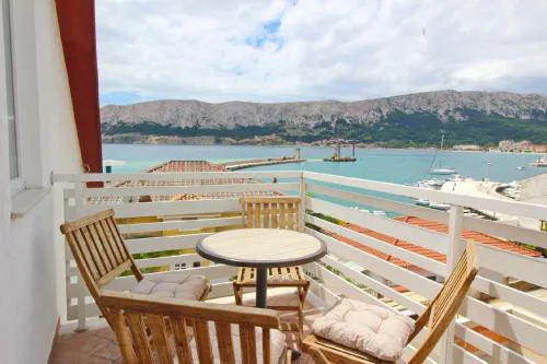 Appartement in Baška mit Eigenem Balkon - b59512