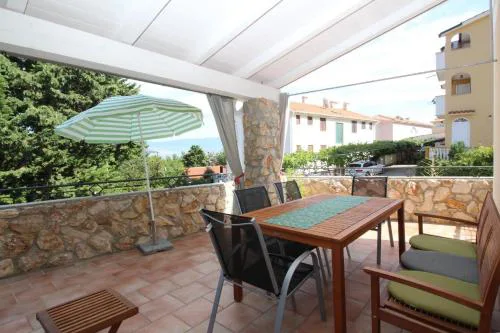 Appartement in Baška mit Eigener Terrasse - b59543