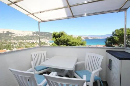 Ferienwohnung in Baška mit Eigenem Balkon und Meerblick - b59623