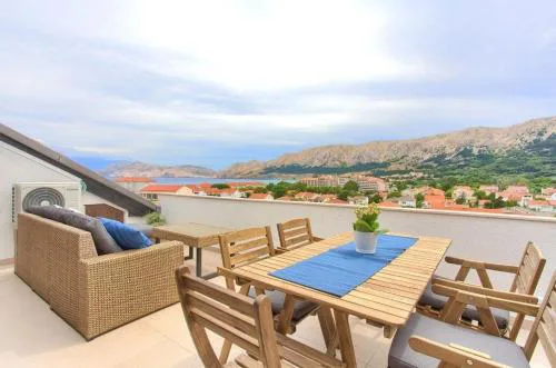 Wohnung in Baška mit Grill