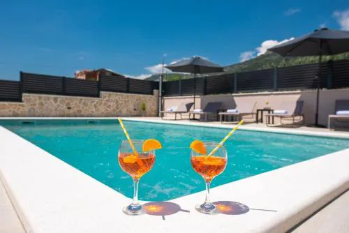 Villa Sorelle with a swimming pool